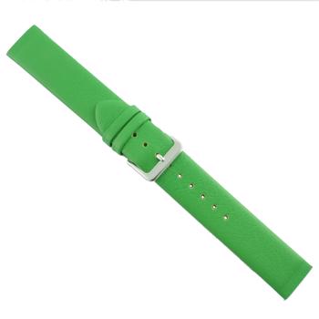 Lyse Grøn kalveskinds urrem uden stikninger til at skrue på (Skagen & Bering) i bredder fra 16-22 mm, 190 mm i længden og med flere spænde farver